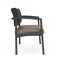 Lesro Lenox Steel Bariatric Chair Metal Frame, Charcoal, RS NightSky Back, MD Farro Seat LS1401 - alternate 2